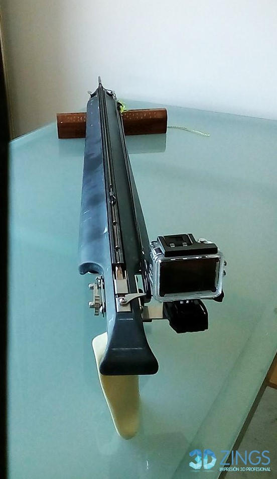rifle de pesca en impresión 3D
